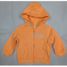 NX606: Girls Neon Zip Thru Hoody Jacket  (1-6 Years)